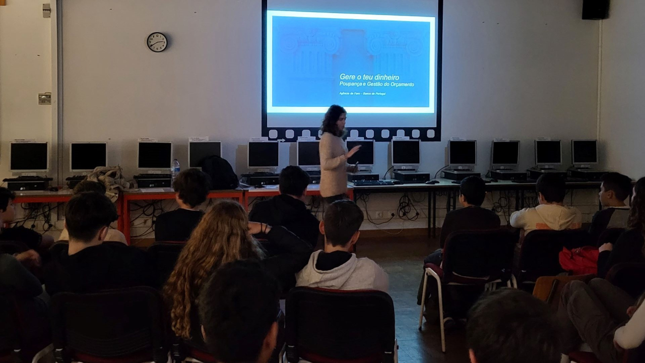 O Banco de Portugal veio à escola