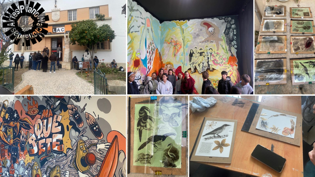 Alunos do 9.º ano visitam L.A.C. em Lagos e exploram Arte Urbana