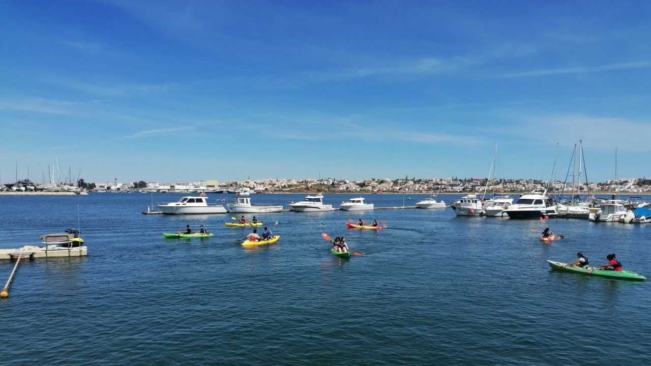 8ºE e 8ºD na Canoagem