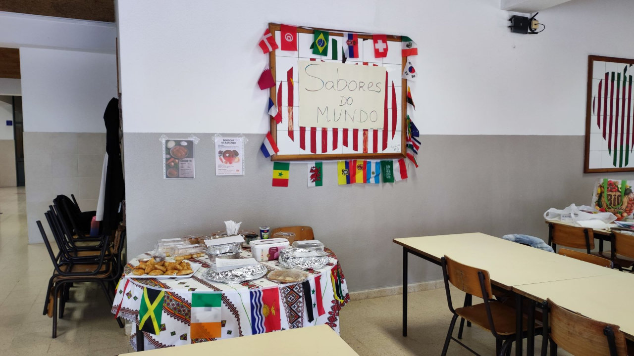 Comemoração Dia Mundial da Alimentação "com a atividade" Sabores do Mundo